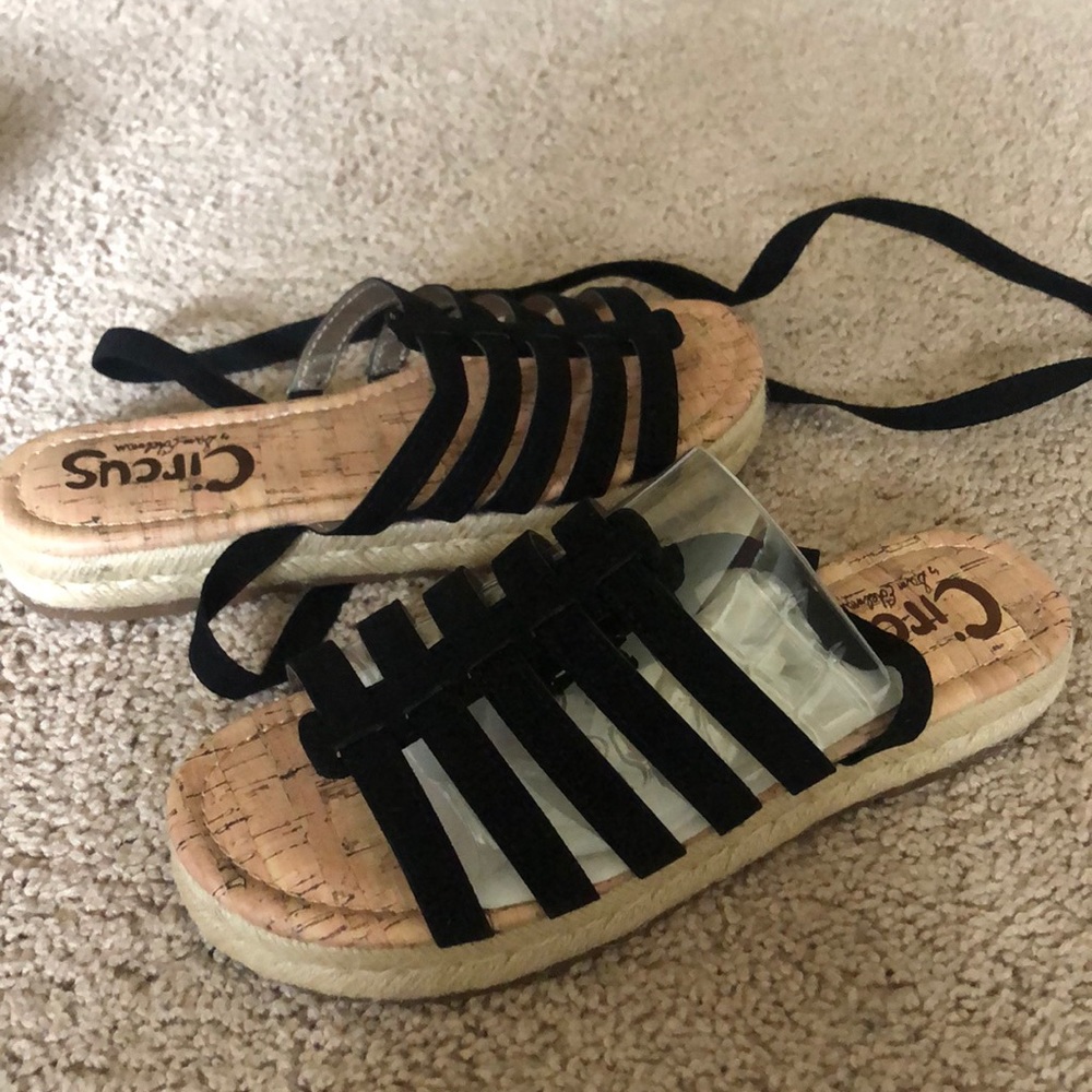 Arial black lace-up espadrilles - Picture 2 of 4